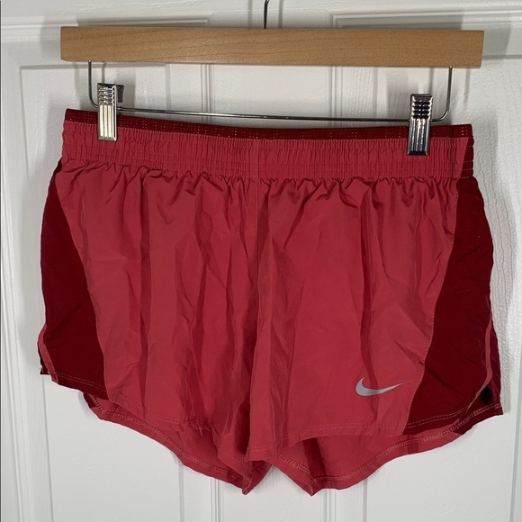 Nike Pants - Nike running shorts size small maroon and pink